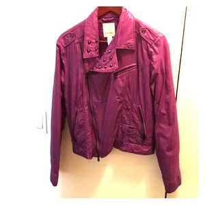 Diesel Purple Moto Jacket